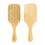 INSIME Bamboo Hair Brush with bamboo bristles | Wooden Hair Brush for Women and Men | Wooden Brush for Hair Large Hairbrush for Women | Paddle Hair Brush Paddle Brush for Women