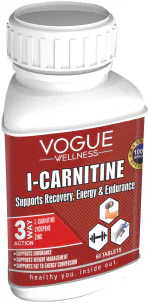 VOGUE Pharmaceuticals Pvt. Ltd. Vogue wellness L-Carnitine Tablets For Weight Management Strength Stamina Tablets 60 Pcs
