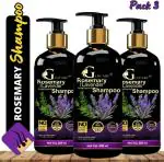 Glocare Rosemary Shampoo Strong And Nourished Hair With Natural Herbal Goodness Pack Of 3 (600 Ml)