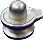 Navyaksh- Sampoorn Aradhna 100% Original Parad Shivling,Mercury Shivling,Parad Lingam  Decorative Showpiece - 2.5 cm (Metal, Silver)