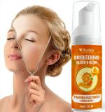 KURAIY VITAMIN C PURE STRAWBERRY Foaming Face Wash Bubble Net Set Rich Foam Extract Remove Blackhead Shrink Oil Control Deep Cleaning Moisturizing