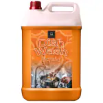 BLISS & BLUSH Dishwash Liquid 5 Liter Orange | Natural, Organic, Biodegradable, Eco-Friendly, Herbal | Tough On Grease, No Residue