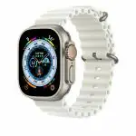 JAP SKINS & MORE iwatch ultra Ocean Band White For 42mm,44mm,45mm & 49mm