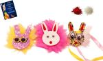 Kavim Kids Rakhi (Fancy Emoji Rakhi for kids 3 set n Greeting Card Roli chawl)