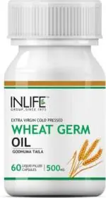 Inlife Wheat Germ Oil Supplement 500 mg Capsules (60)
