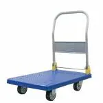 EQUAL Foldable Platform Trolley For Lifting Heavy Weight, 300 Kg Capacity, Blue Color, 5