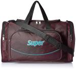 Alpha Nemesis Maroon Polyester Travel Duffle Bag For Men And Women - 45 Cm