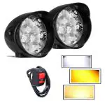 Eshopglee Super Bright 9 LED Light Bar Yellow , White and Warm White Fog Lamp Combo Lights with On and Off Switch
