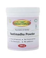 Naturmed's Yashtimadhu(Mulethi)(Liquirice) Powder 200 Grams Jar | For brighter and Lighter Skin| To strengthen Hair