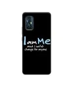 Casotec I Am Me Quotes Design 3D Printed Hard Back Case Cover for Vivo V17