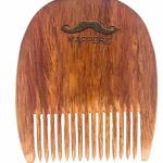MAPPERZ Handcrafted Sheesham Wood Beard Comb Compact & Light Weight -Pack of 1,Brown