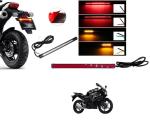 KOZDIKO 48 SMD Flexible Led Strip Tail Light Bike Brake Light with Red and Yellow Color Turn Indicator Signals Light For Honda CBR 150R