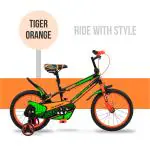 Hi-Fast Fighter 16 inch Kids Cycle For 5 to 8 Years Boys & Girls (Semi-Assembled)