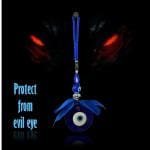 Evil Eye Ornament Wall Hanging Home Decoration Turkish Hamsa Glass Greek Nazar Battu 16 C.M