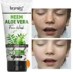 KURAIY Premium NEEM ALOE VERA Face Wash Natural Moisturizing Facial Cleanser Daily Face wash
