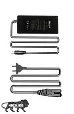 Osaka Bi-Color Dimmable LED Video Light AC/DC Adapter with 4.5 meter/15 Feet Approx Power Cable AC 90-270V to DC 9V 4A Power Supply Adapter Compatible with OSAKA LED- OS-300/OS-308/OS-528/576