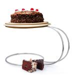 Urban Snackers Silver Stainless Steel Cake Stand Tower Holder