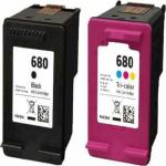 GPN PRINT 680 Cartridge Combo HP 680 Black and Tri Color Ink Toner (Pack of 2)