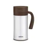 Milton Flagon Stainless Steel Flask, 380 ML, Steel and Brown