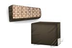 The Furnishing Tree Beige No05 PVC Lattice Indoor And Outdoor AC Cover Set For 1.5 Ton Bluestar DATUAP 127 X 115 Cm (Pack Of 2)