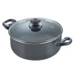 Prestige Black Granite Omega Deluxe Sauce Pan With Lid - 6.1 L 26 cm