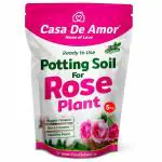 Casa De Amor Rose Potting Soil Mix for Potting, Repotting for Rose Plants, 100% Organic (5 Kg)