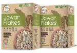 ORGANIC WISDOM-Back to Roots Jowar (Sorghum) Flakes| Gluten Free Breakfast 250 GM each