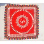 Buag Mushroom Handpainted Kumaoni Aipan Cloth for pooja chouki