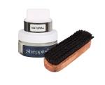 Sheppits Premium Shoe Cream (Natural) & Shoe Polish Brush Combo | Shoe Care Kit