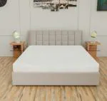 Curious Lifestyle White Cotton Mattress Protector 182 x 182 cm