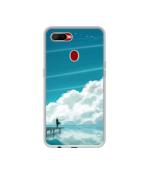 Casotec Clouds Pattern Print Design Printed Silicon Soft TPU Back Case Cover for Oppo A5s