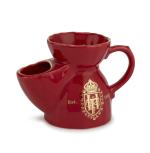 Truefitt & Hill Red Shaving Mug Handcrafted | Signature Product of Truefitt and Hill | Essential Grooming Collection For Men | 1 Piece