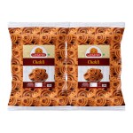 Ghotaram Bhajani Chakli Chakoli Murukku | Homemade Indian Chakoli Namkeen Snacks | Indian Snacks | Chakli | Masala Chakli | Chakoli | Butter Chakri Ready to Eat Snacks Murukku-150g*2Pack