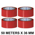 VCR Red Color Tape - 50 Meters in Length - 36mm / 1.5