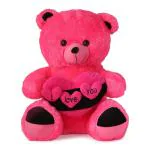 LVS TOYS Pink Color( I Love You ) Teddy Bear 45 cm