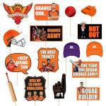 Festiko Team Sh Photo Booth Props (16 Pcs), Ipl Props, Cricket Theme Photo Booth Props, Cricket Party Props