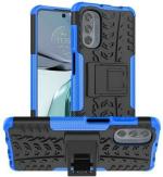 RUNICHA Back Cover for Motorola Moto G82 (Blue, Pack of: 1)