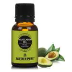 Earth N Pure Avocado Oil 100% Cold-Pressed, Unrefined, Therapeutic Grade Carrier Oil with Glass Dropper - Use as Moisturizer (15 Ml)