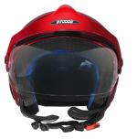 Studds Marshall Open Face Helmet (Cherry Red, L)