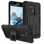 Tarkan Black Polycarbonate Flip Stand Back Case Cover For Asus Zenfone Go 5.5 Inch Zb551Kl
