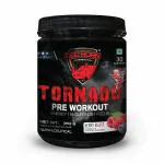 Red Horn Tornado Pre Workout Supplement Powder |30 servings, Berry Blast (210g)| Beta Alanine, Taurine, Citrulline & Organic Caffeine for Energy, Focus, Performance, Strength & Stamina