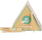 Lit Hookah & Hookah Accessories Combo Ultra Thin Brown Pyramid Pre-Rolled Cone Rolling Papers Pack Of 62 Roling Paper (Combo Of 2)
