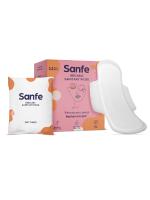 Sanfe Bamboo Sanitary Pads, Ultra-Thin Natural Sanitary Napkins - Day Pads (12 Pads)