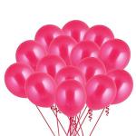 Party Midlinkerz Rubber Dark Pink Girls Birthday Balloon Decoration (100 Pcs)
