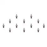 Comet Busters Maroon and Black Traditional Bindi For Women