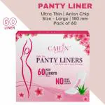 Cailin Care Cottony Rash Free Daily Use Panty Liner For Women (Pack of 60 Large Liners) (Large Size - 180mm)