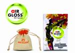 Air Gloss Car Perfume Berry-B Hanging Jute Bag with 2 Perfume Cakes | Air freshener Natural and Organic with Eco Friendly | Car, Home, Office Air Freshener