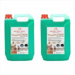 Rainbow Shine Washing Machine Liquid Detergent Green + Washing Liquid Detergent Green (5+5 Ltr)
