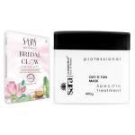 Sara Soul of Beauty Oxy D-Tan Face Mask Pack + Bridal Glow Facial Kit | Ideal For De-Tan & Glowing skin (400 + 41)gm