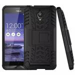 Tarkan Black Polycarbonate Flip Stand Back Case Cover For Asus Zenfone Go 5.5 Inch Zb551Kl
